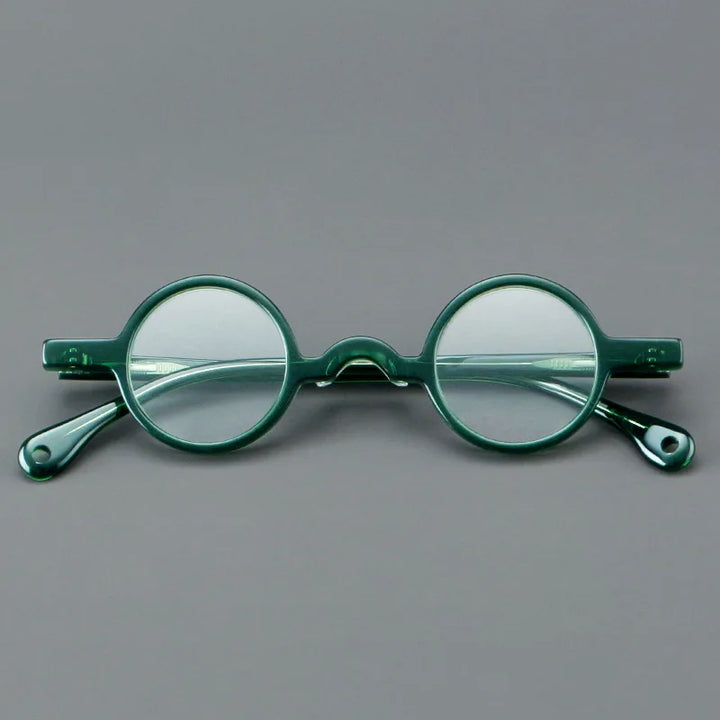 Cubojue Women's Full Rim Round Acetate Reading Glasses  26137