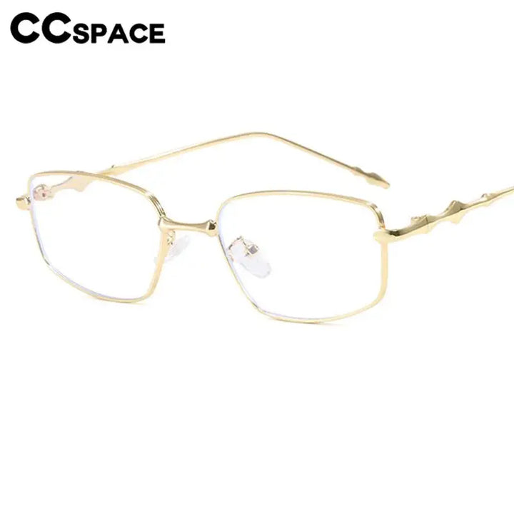 CCspace Women's Full Rim Square Alloy Reading Glasses R57528 Reading Glasses CCSpace   