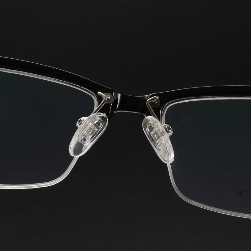 Muzz 8085 men's semi-rimless TR-90 prescription eyeglasses — view 7