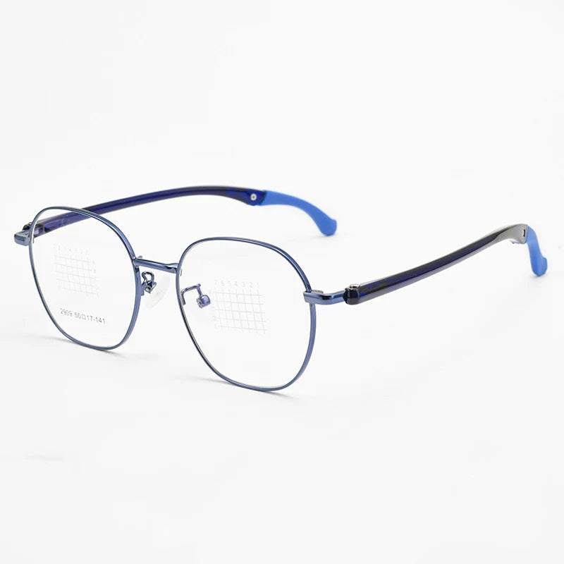 Yimaruili Unisex Full Rim Polygonal TR-90 Eyeglasses 2909ET — view 6 | Yimaruili at FuzWeb