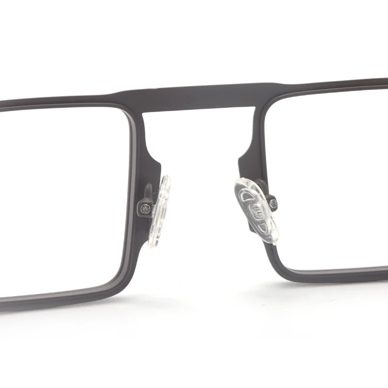 Muzz 23234 men's small square alloy prescription eyeglasses — view 11