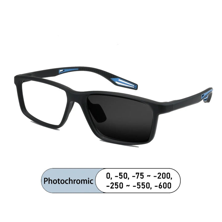 Kocolior Unisex Full Rim Square Tr 90 Photochromic Reading Glasses 725510