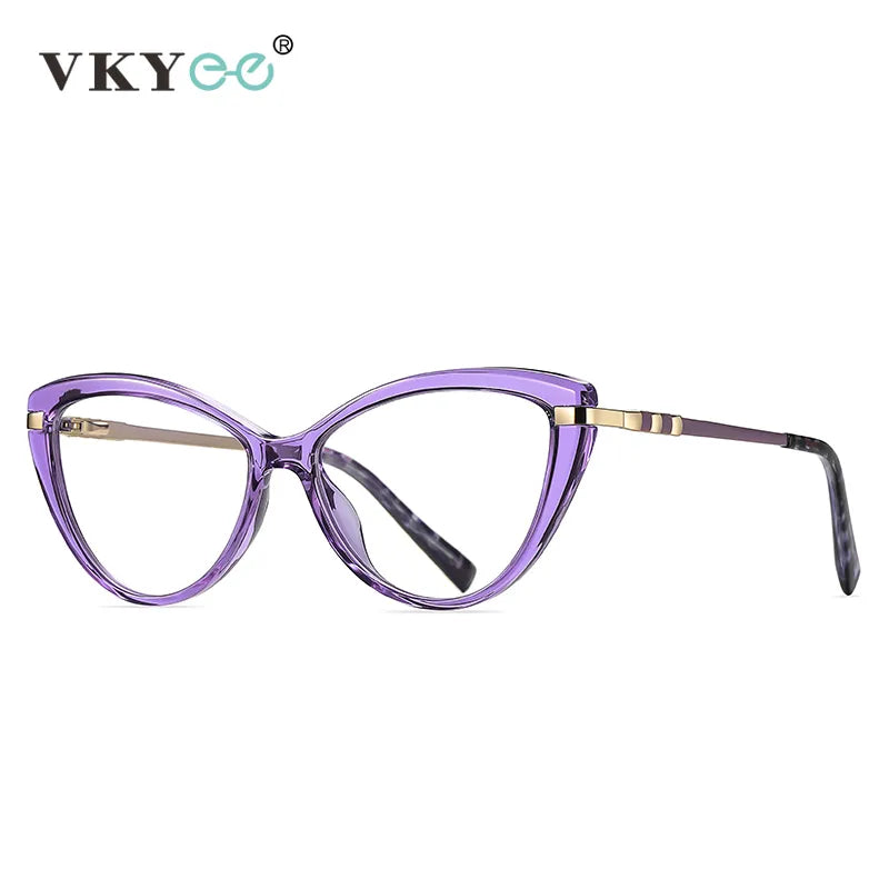Vicky Women's Full Rim Cat Eye Tr 90 Titanium Reading Glasses 2111 Reading Glasses Vicky   