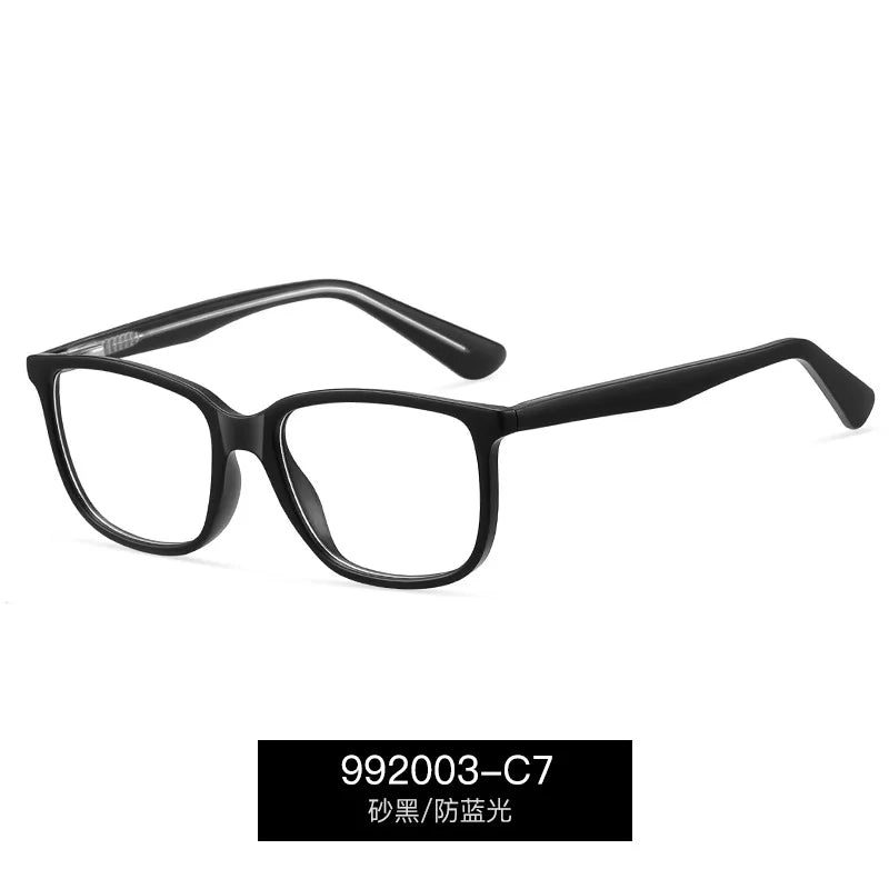Reven Jate Unisex Youth's Full Rim Square Tr 90 Alloy Eyeglasses 992003