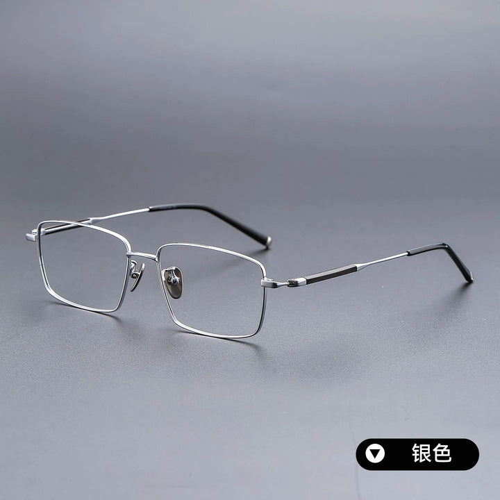 Bclear Unisex Full Rim Square Titanium Eyeglasses SM-H2387