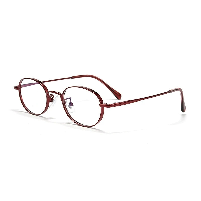 Kocolior Women's Full Rim Round Titanium Eyeglasses 45480