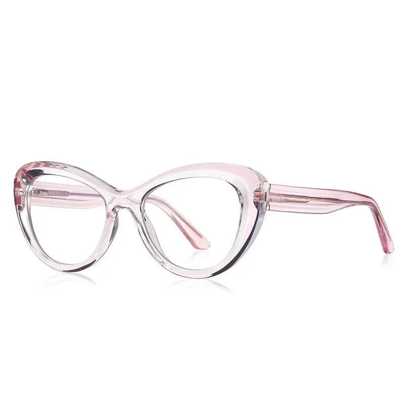 Vicky Women's Full Rim Oval Cat Eye Tr 90 Alloy Reading Glasses 2173.