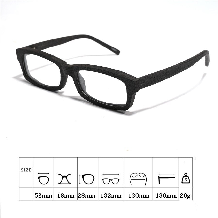 Cubojue Unisex Full Rim Rectangle Tr 90 Titanium Presbyopic Reading Glasses 521828p Reading Glasses Cubojue   