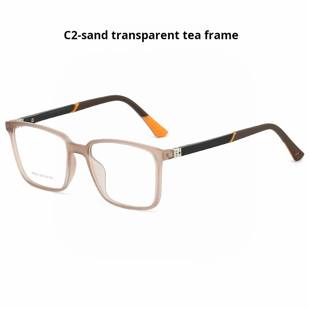 Xbora Unisex Full Rim Square Brow Line Tr 90 Alloy Eyeglasses 546524