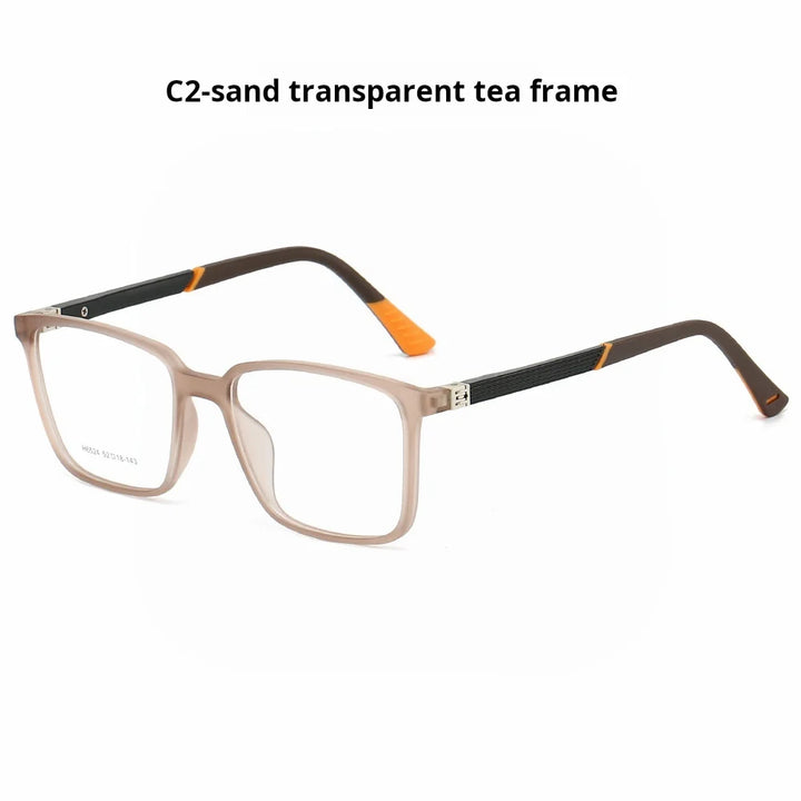 Xbora Unisex Full Rim Square Brow Line Tr 90 Alloy Eyeglasses 546524