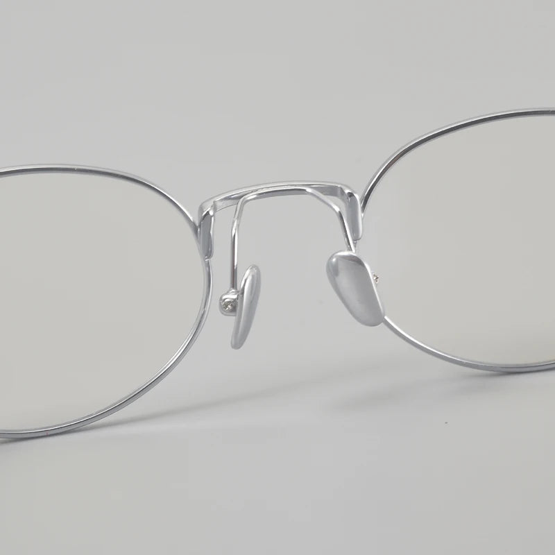 Muzz 0002 unisex small oval titanium prescription eyeglasses — view 6