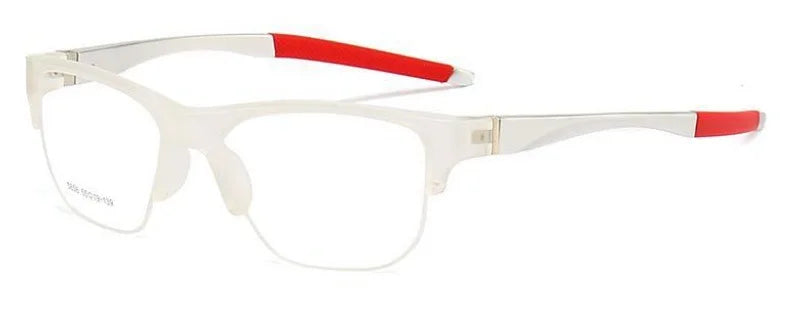 Muzz 58560 men's semi rim sports prescription eyeglasses — view 10