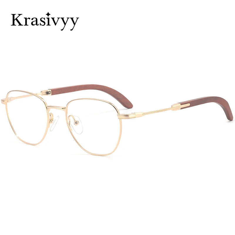 Krasivyy Unisex Full Rim Titanium Prescription Eyeglasses KR16088