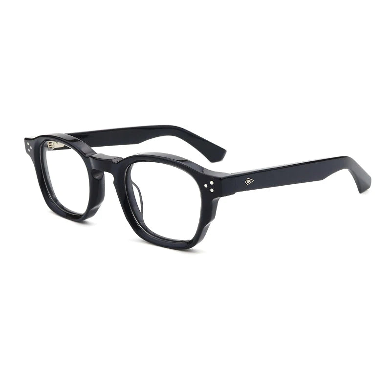 Gatenac Unisex Full Rim Brow Line Square Acetate Eyeglasses G66302