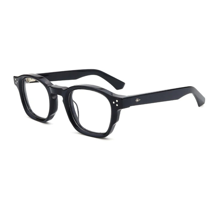 Gatenac Unisex Full Rim Brow Line Square Acetate Eyeglasses G66302