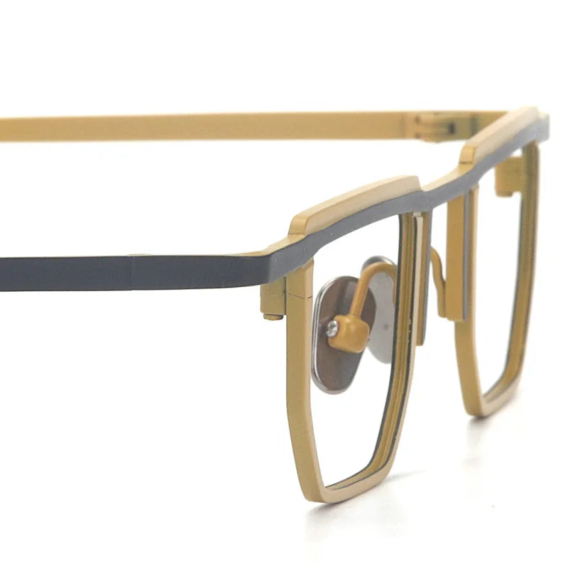 Muzz T7766 men's very small pure titanium prescription eyeglasses — view 9