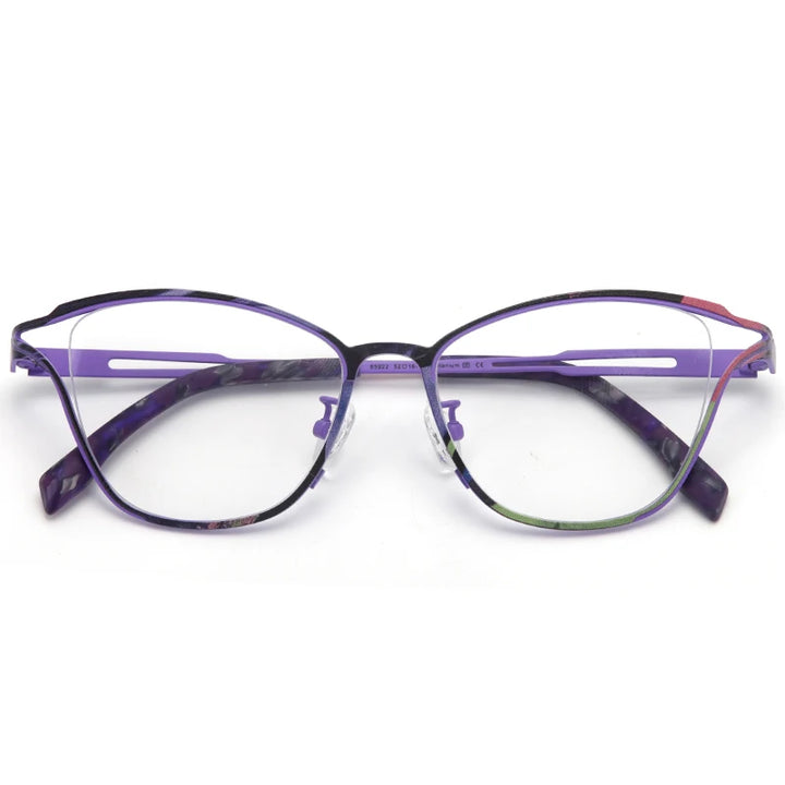 Muzz 859222 women's cat eye IP titanium prescription eyeglasses — view 5