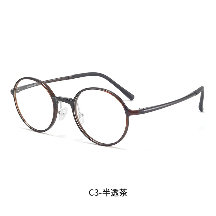 Bclear Unisex Full Rim Round TR90 Eyeglasses MY-1147