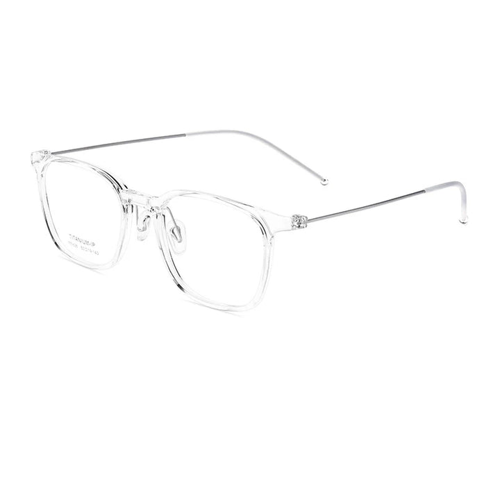 Hotony Women's Full Rim Square Tr 90 Alloy Eyeglasses 5826 Full Rim Hotony lucency  