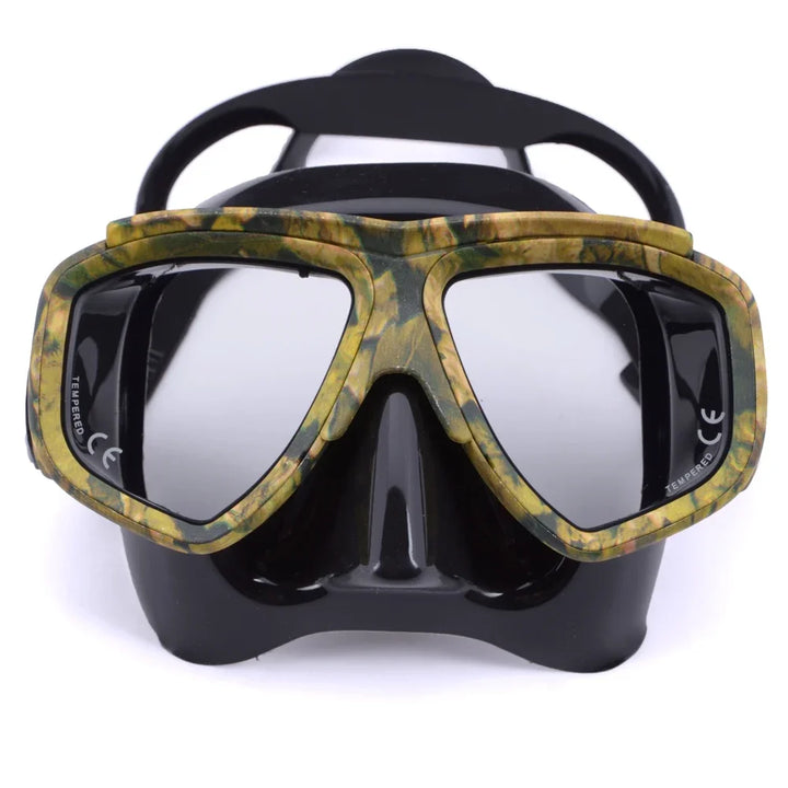 Aleefa Unisex Goggle Pc Silicone Tempered Glass Myopia Swim Mask 64923