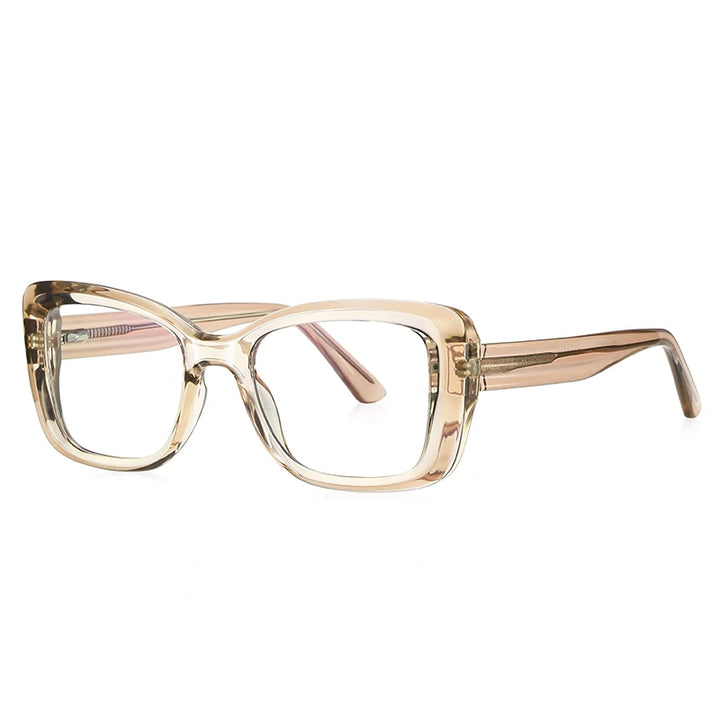 Reven Jate Unisex Full Rim Square Thick Tr 90 Eyeglasses 21147