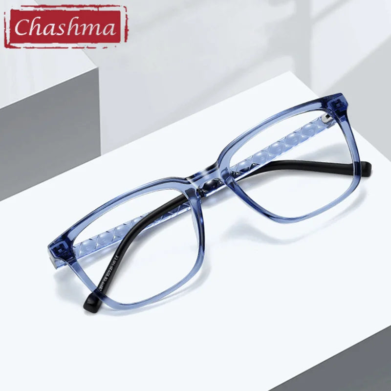 Chashma Unisex Full Rim Square Tr 90 Titanium Eyeglasses 52017