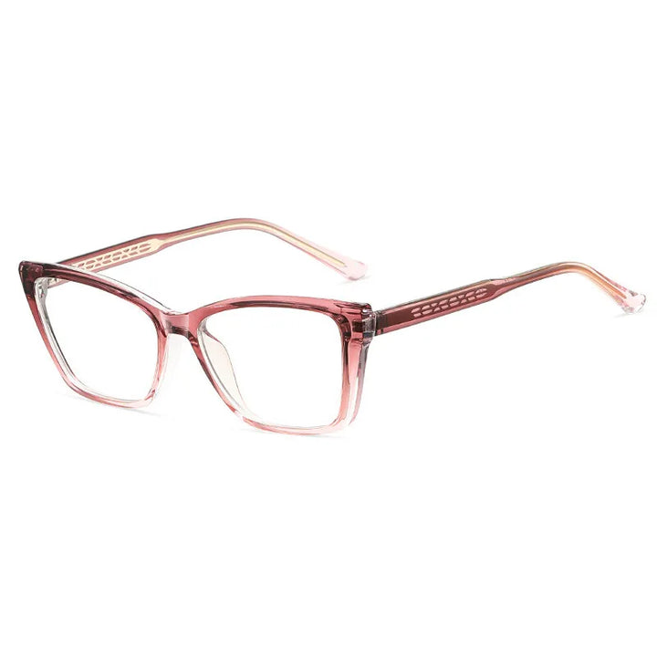 CCspace Women's Full Rim Square Tr 90 Alloy Reading Glasses 311649