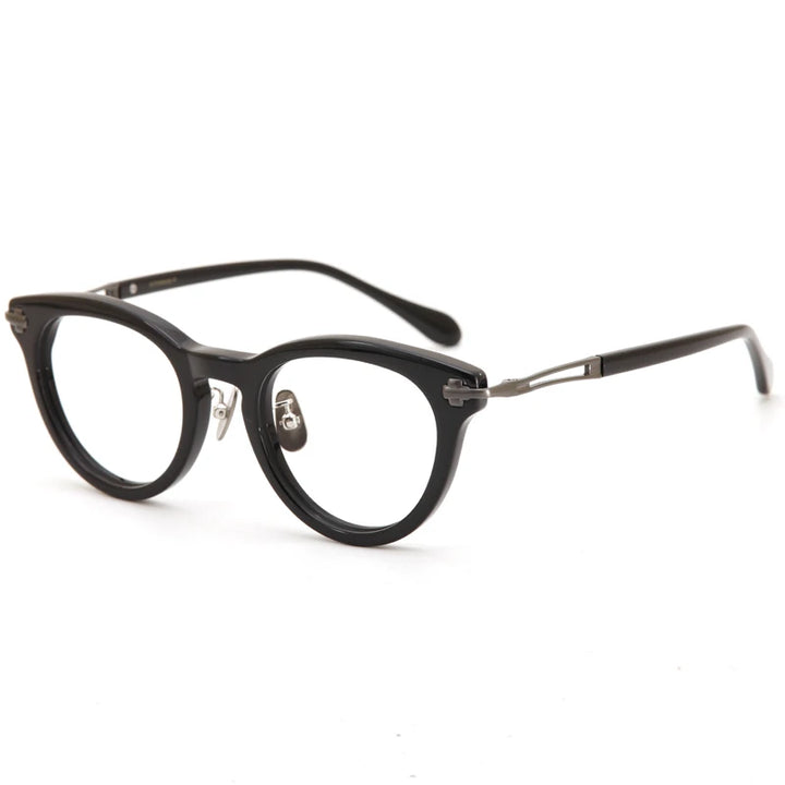 Muzz Unisex Full Rim Oval Acetate Titanium Eyeglasses  14547