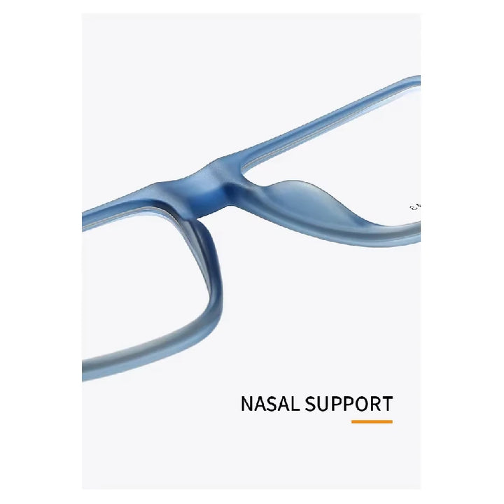 Muzz 80050 men's rectangle TR-90 prescription eyeglasses — view 4