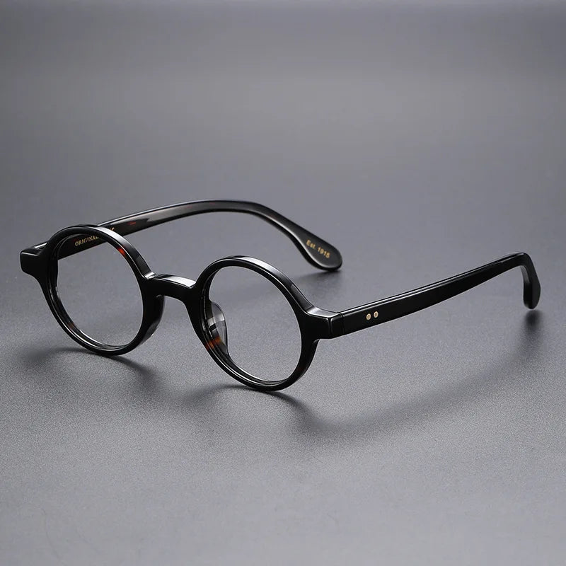 Yimaruili Women's Full Rim Round Acetate Eyeglasses 56002