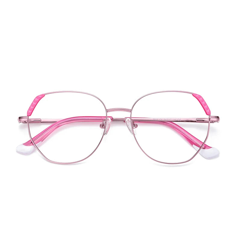 Vicky Unisex Full Rim Polygon Alloy Reading Glasses 3015 Reading Glasses Vicky