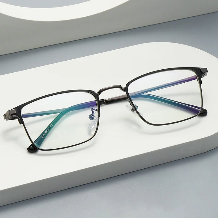 Gmei Women's Full Rim Square Titanium-Alloy Eyeglasses 23160