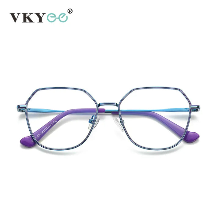 Vicky Women's Full Rim Polygon Alloy Reading Glasses 3040 Reading Glasses Vicky PFD3040-C6 China 0