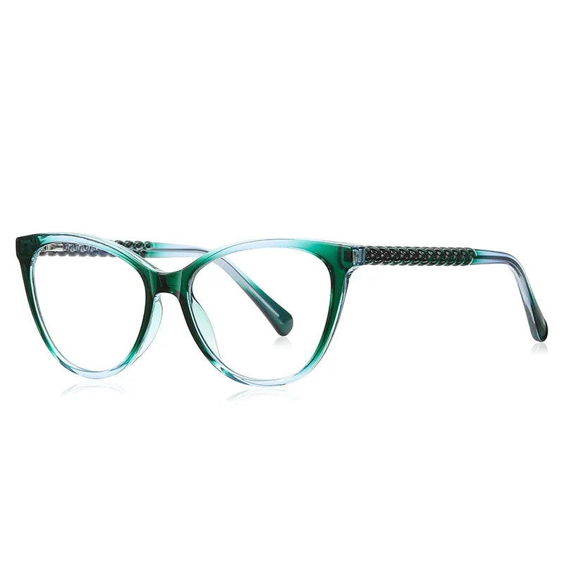 Laoyehui Women's Full Rim Square Cat Eye Tr 90 Reading Glasses 2136 Reading Glasses Laoyehui   