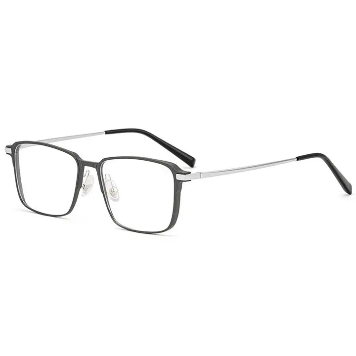 Hotochki Unisex Full Rim Square Titanium Frames 505800 FuzWeb