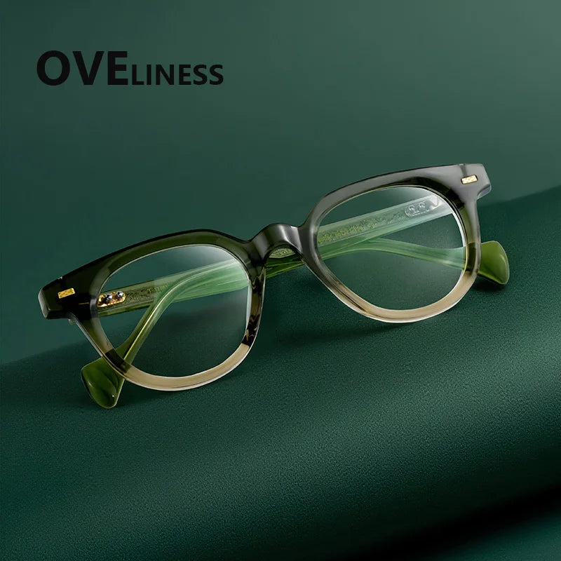 Oveliness Women's Full Rim Oval Round Acetate Eyeglasses 826005