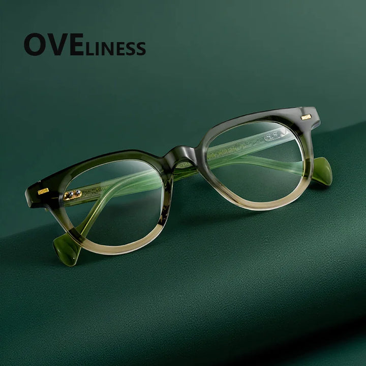 Oveliness Women's Full Rim Oval Round Acetate Eyeglasses 826005