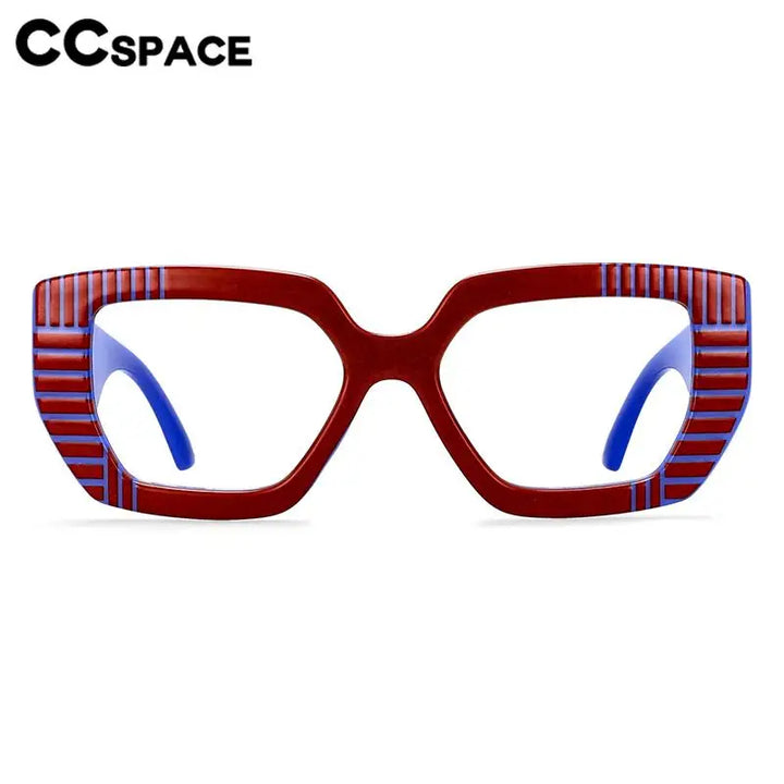 CCSpace Women's Full Rim Large Square Plastic Reading Glasses R57095 Reading Glasses CCspace   