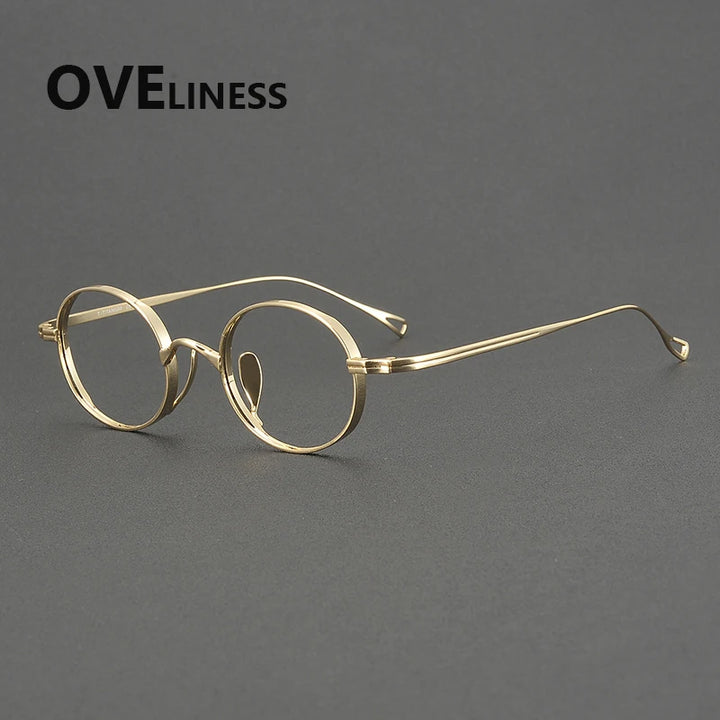 Oveliness Men's Full Rim Square Titanium Eyeglasses 29918