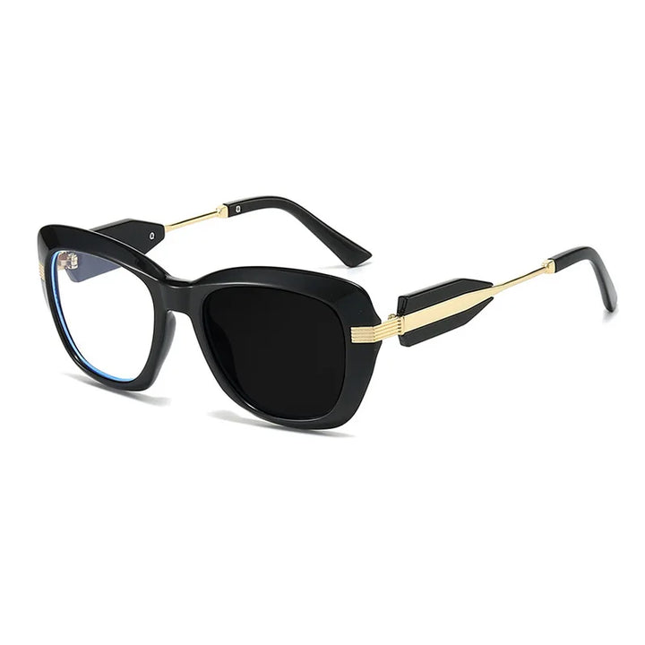 Kocolior Women's Full Rim Cat Eye Tr 90 Alloy Photochromic Reading Glasses 763255