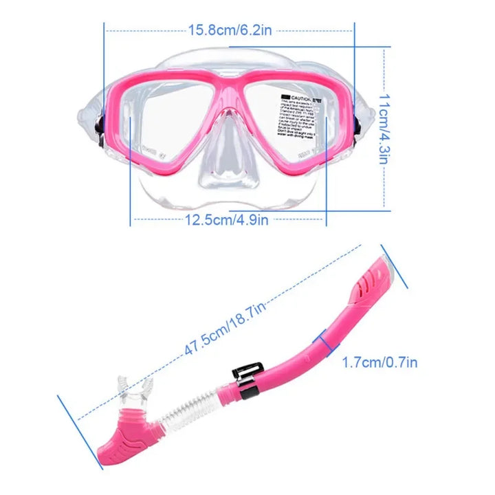 Aleefa Unisex Goggle Plastic Resin Lens Pc Silicone Swim Mask 64307