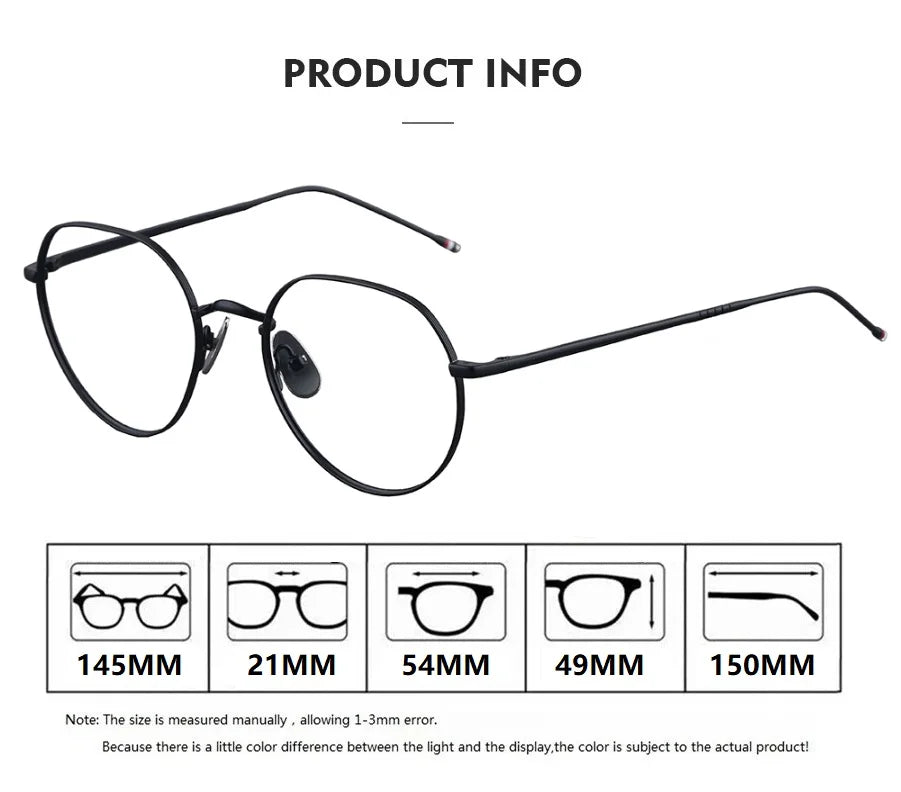 Bobbie Unisex Full Rim Flat Top Polygon Titanium Eyeglasses 612914