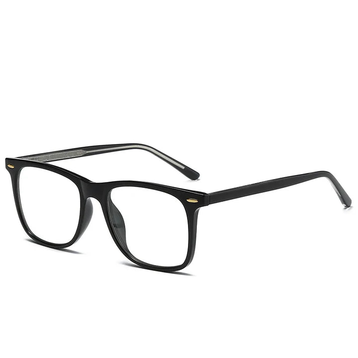 Kocolior Unisex Full Rim Square Tr 90 Acetate Hyperopic Reading Glasses 2024b Reading Glasses Kocolior black 0 