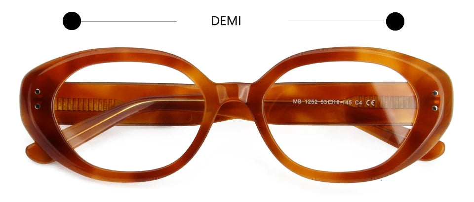 Esnbie Women Full Rim Cat Eye Acetate Eyeglasses Fuz 16