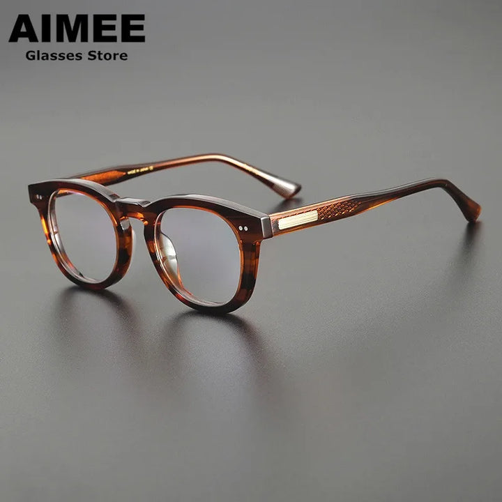 Aimee Unisex Full Rim Square Thick Acetate Eyeglasses14322