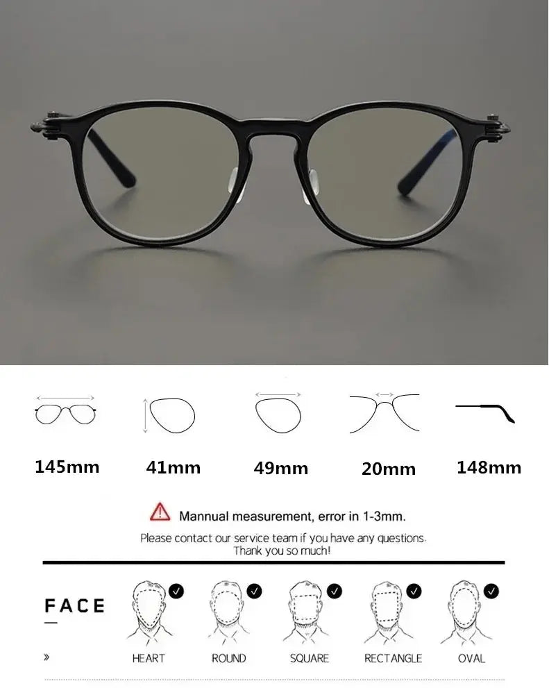 Bobbie Full Rim 588500 Men’s Big Acetate Square Oval Frames — view 2 | Bobbie at FuzWeb