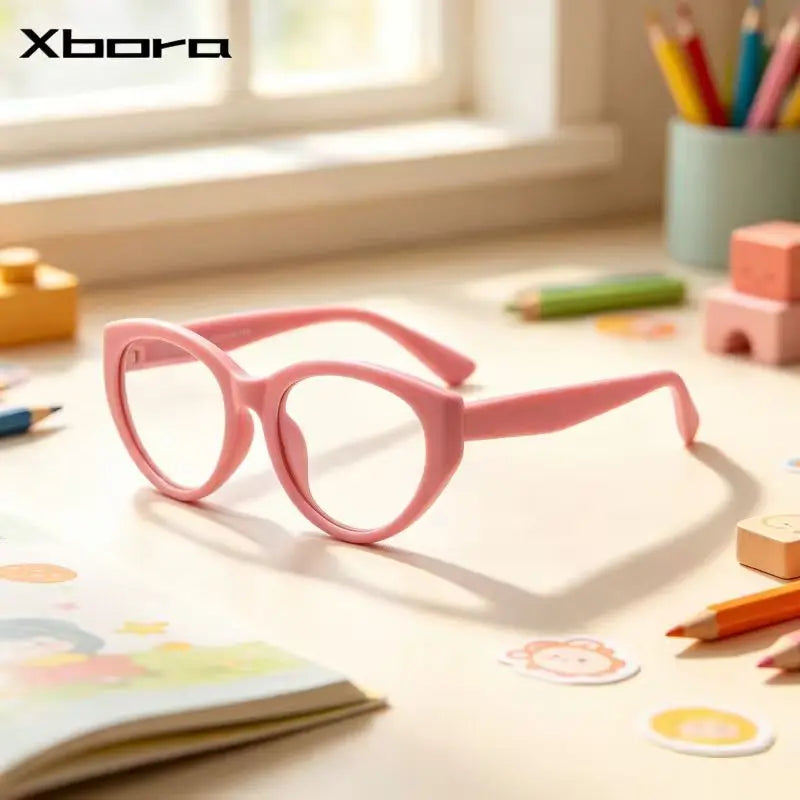 Xbora S8476 Kids's Square Full Rim Eyeglasses