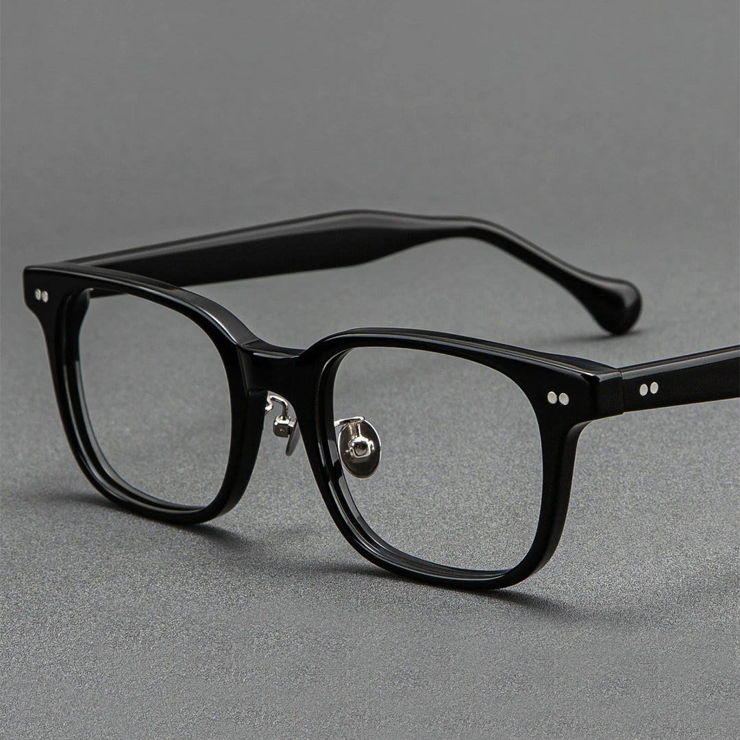 Blackmask Unisex Full Rim Square Acetate Eyeglasses BM-538