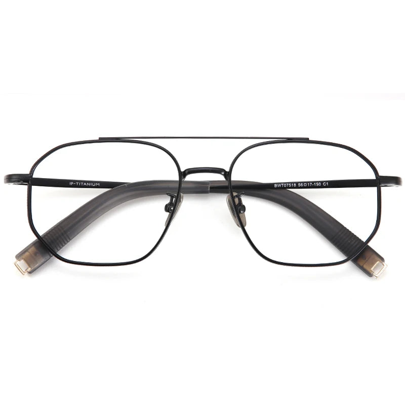 Muzz W7518 unisex IP titanium prescription eyeglasses — view 4