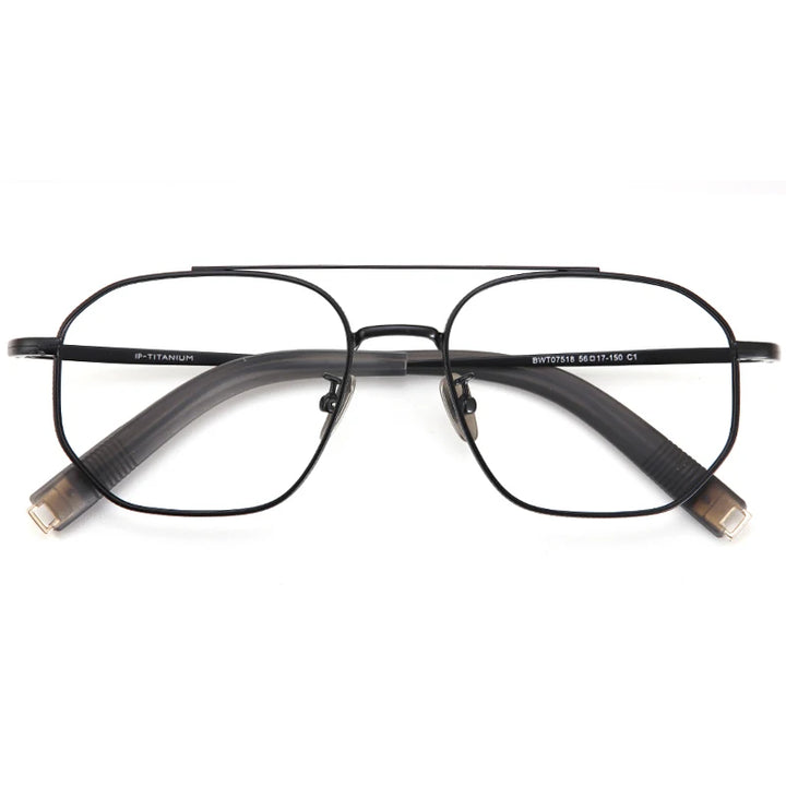 Muzz W7518 unisex IP titanium prescription eyeglasses — view 4